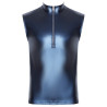 NEK Débardeur avec zip Top Andio Bleu métallisé